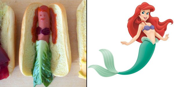 Here’s What Disney Princesses Looks Like If they Were Reimagined As Hot Dogs 