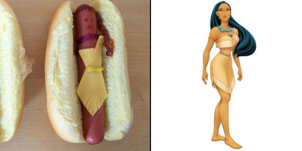 Here’s What Disney Princesses Looks Like If they Were Reimagined As Hot Dogs 