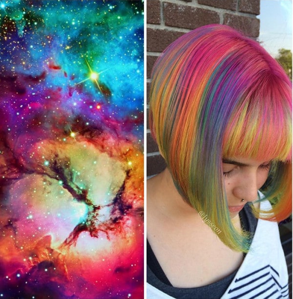 An Incredibly New Hair Color Trend   Galaxy Hair, You Are Going To Obsess Over