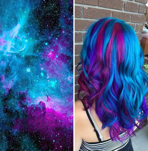 An Incredibly New Hair Color Trend   Galaxy Hair, You Are Going To Obsess Over