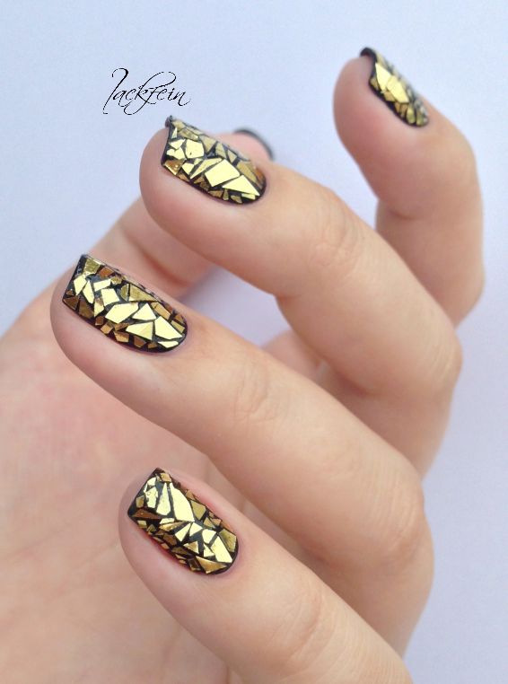 The New Gorgeous Nail Designs Trend Broken Glass That Will Make You Nervous About Wiping Yourself