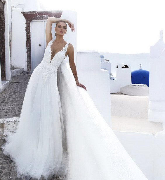 Santorini Collection: Wedding Dresses For Sensual Brides By Julie Vino