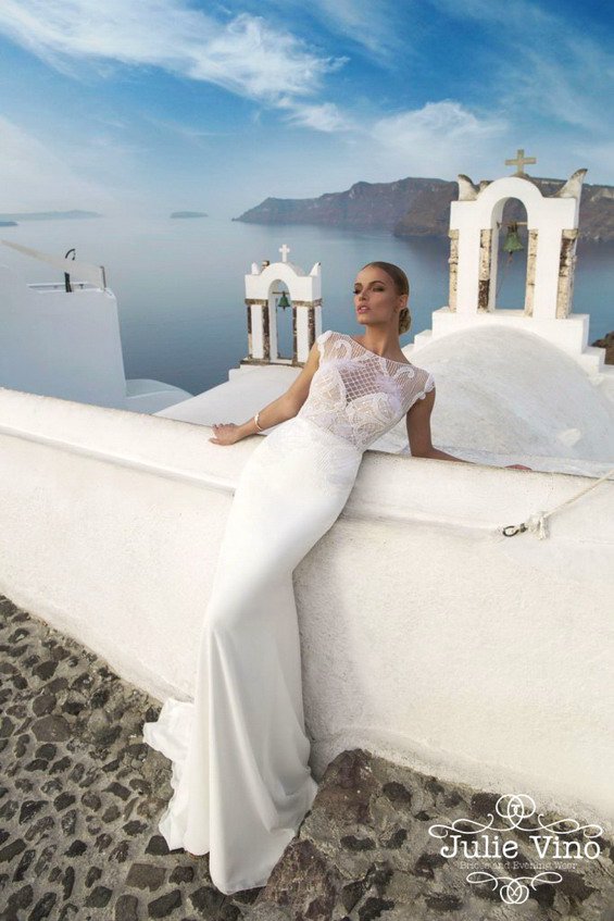 Santorini Collection: Wedding Dresses For Sensual Brides By Julie Vino