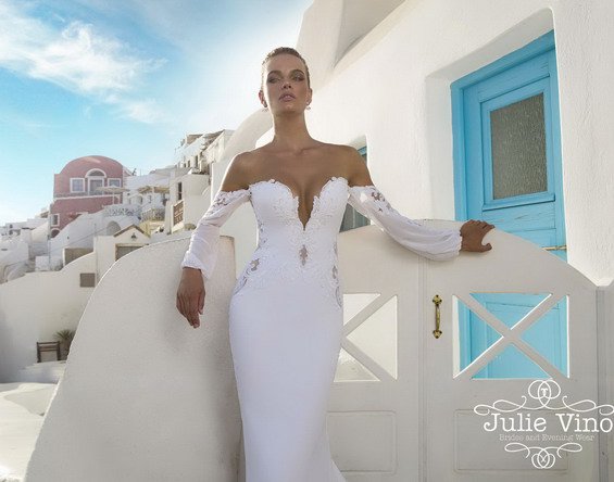 Santorini Collection: Wedding Dresses For Sensual Brides By Julie Vino