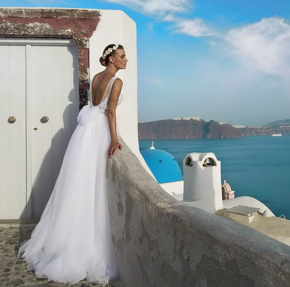 Santorini Collection: Wedding Dresses For Sensual Brides By Julie Vino