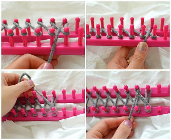 The Most Amazing Tutorial:  How To Use A Knitting Loom To Make An Infinity Scarf