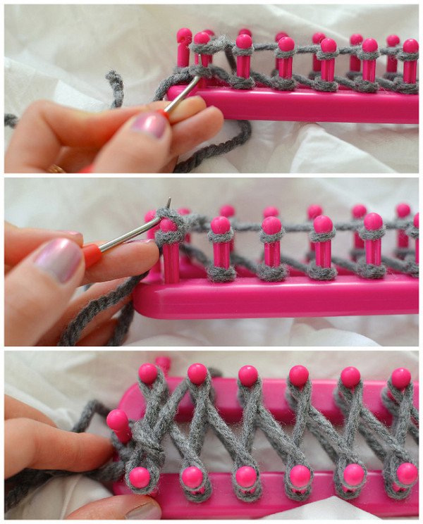 How to use a scarf loom