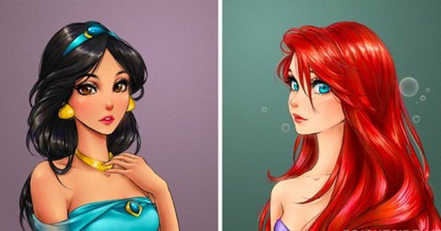 See What Disney Princesses Would Look Like If They Were Anime