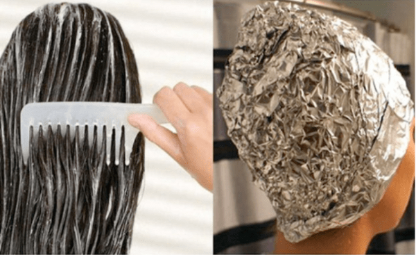 Before Washing Your Hair You Should Apply Aluminum Foil. The Reason Why Is Genius!
