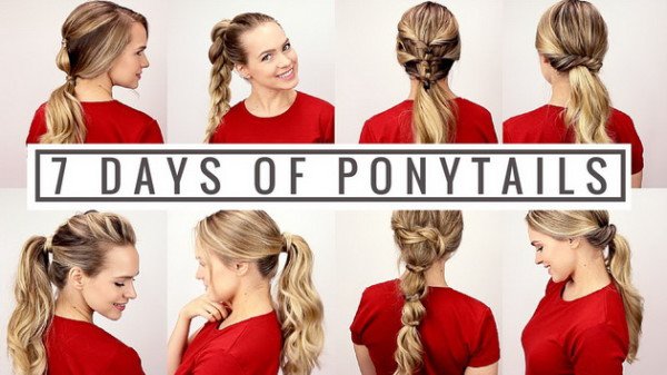 7 Surprisingly Easy Hairstyles For Each Day Of The Week