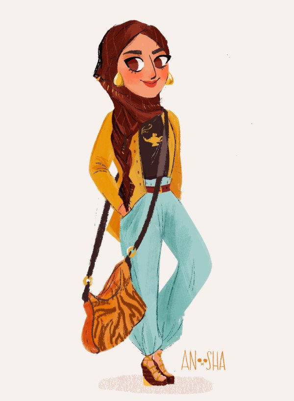 This Is What Disney Princesses Will Look Like If They Were Girls From 21st Century