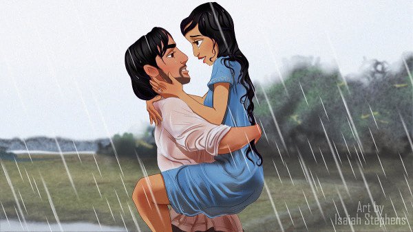 What Disney Princesses Would Look Like If They Starred In The Notebook