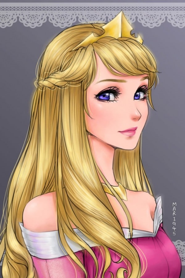 See What Disney Princesses Would Look Like If They Were Anime Characters