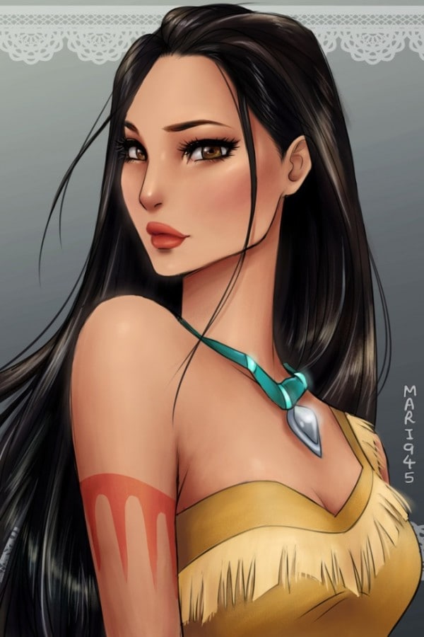 See What Disney Princesses Would Look Like If They Were Anime Characters
