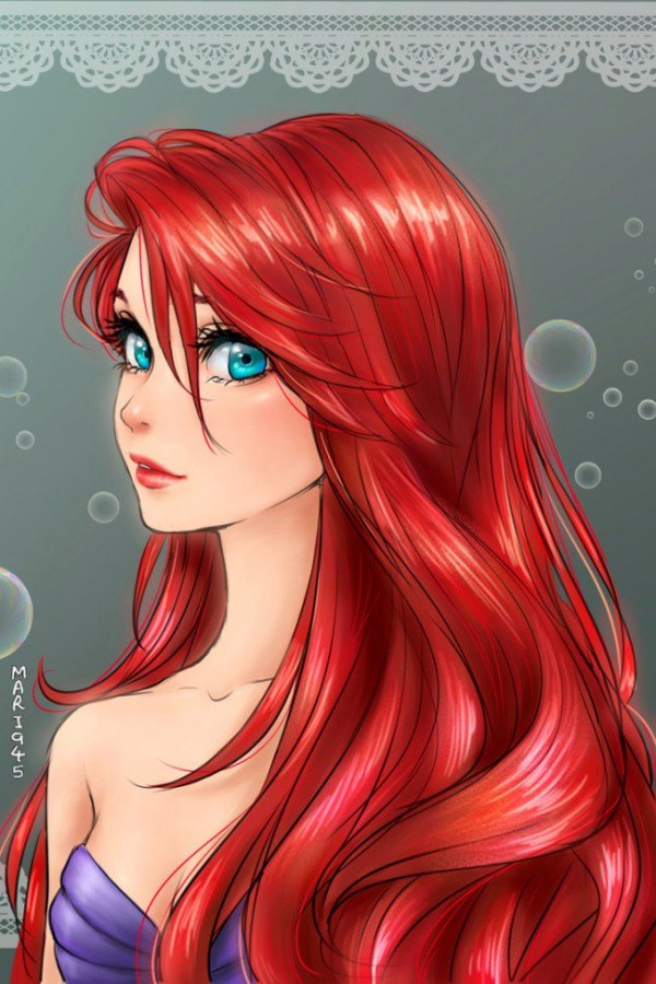 See What Disney Princesses Would Look Like If They Were Anime Characters