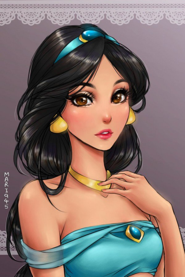 See What Disney Princesses Would Look Like If They Were Anime Characters