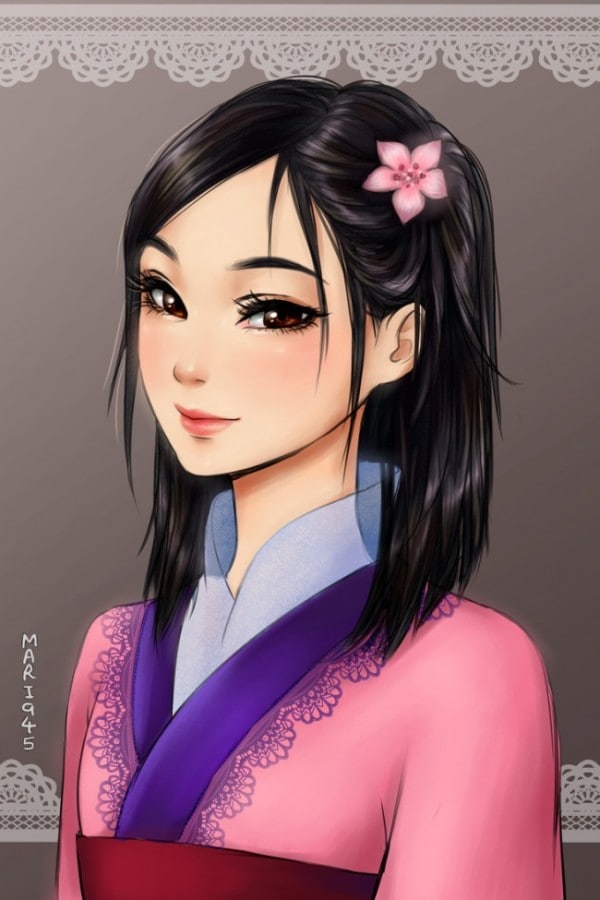 See What Disney Princesses Would Look Like If They Were Anime