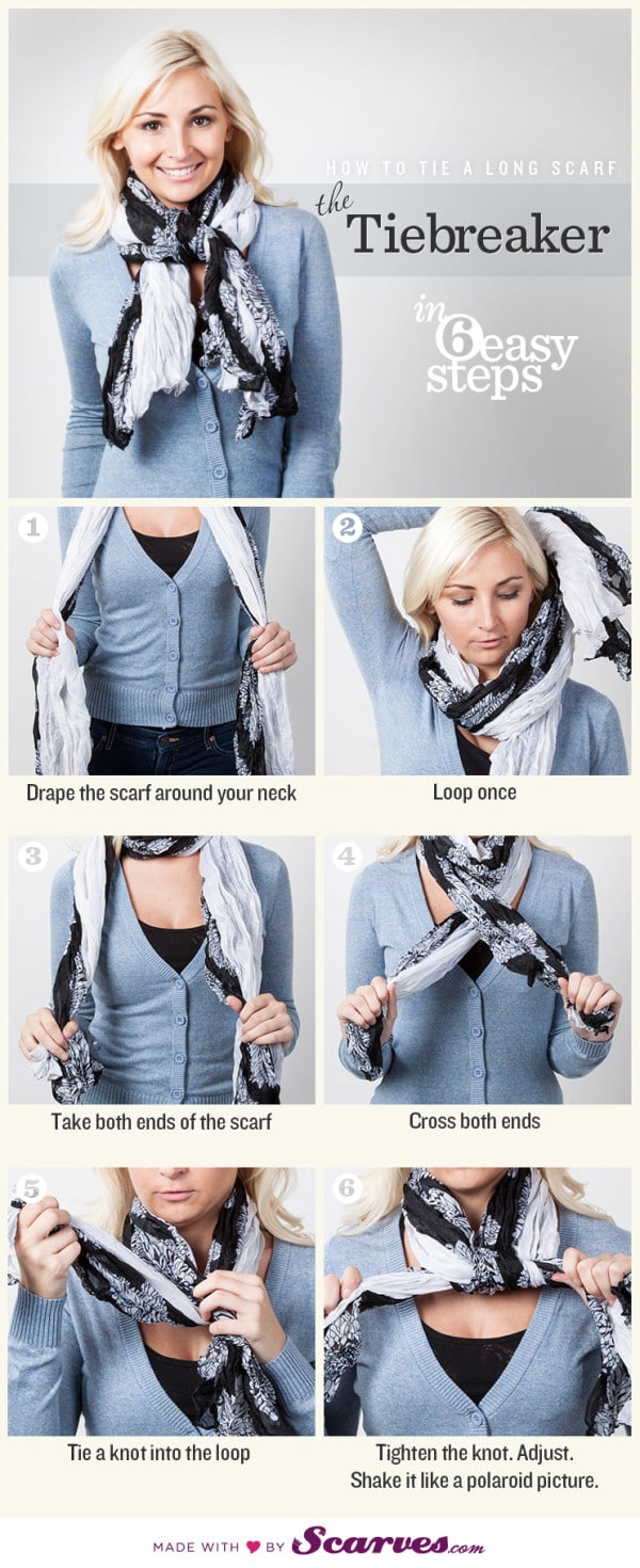 9 Brilliant And Stylish Way To Wear A Scarf These Season