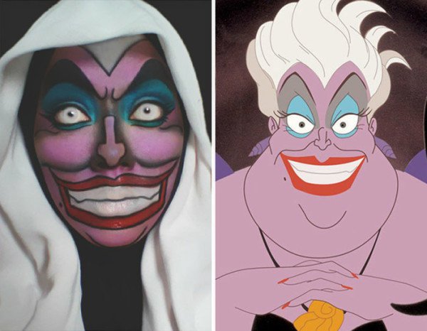 This Creative Woman From Malaysia Using a Hijab And Makeup Transforms Into Disney Characters The Results Are Mind Blowing