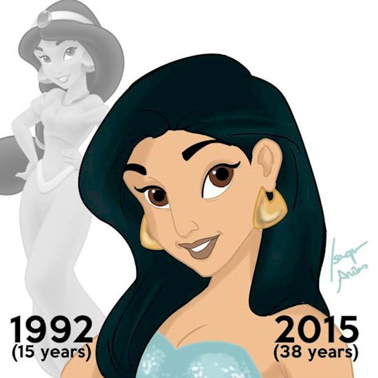 What Disney Princesses Would Look Like If They Are Aged With Their Movies