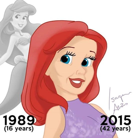 What Disney Princesses Would Look Like If They Are Aged With Their Movies