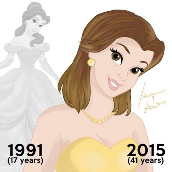 What Disney Princesses Would Look Like If They Are Aged With Their Movies