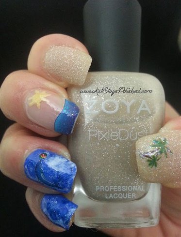 15 Super Cool Tropical Nail Art Designs For Summer