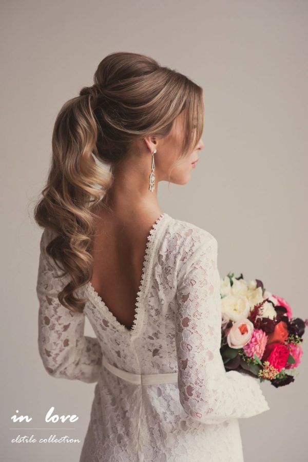 19 Sweet Fascinating and Graceful Ideas for Bridal Hairstyles