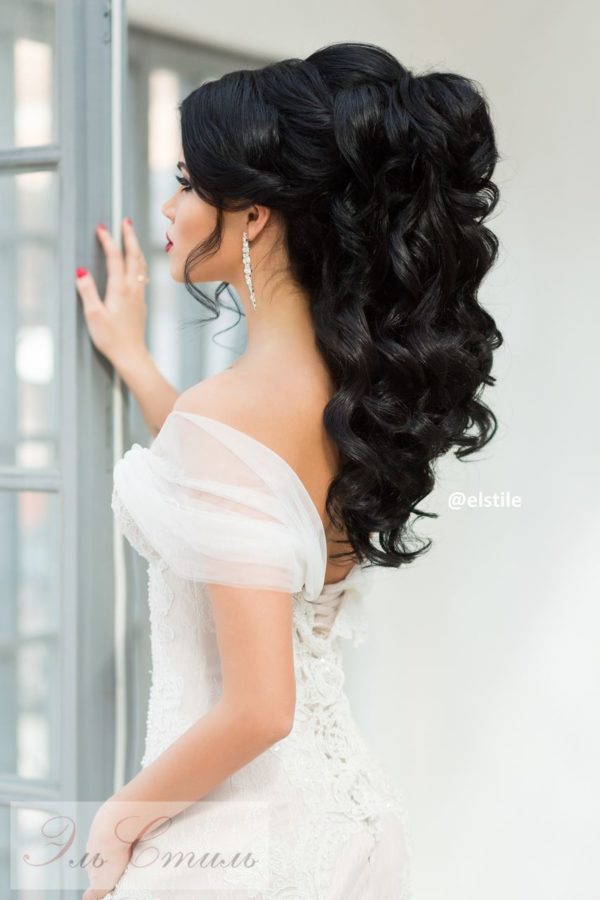 19 Sweet Fascinating and Graceful Ideas for Bridal Hairstyles