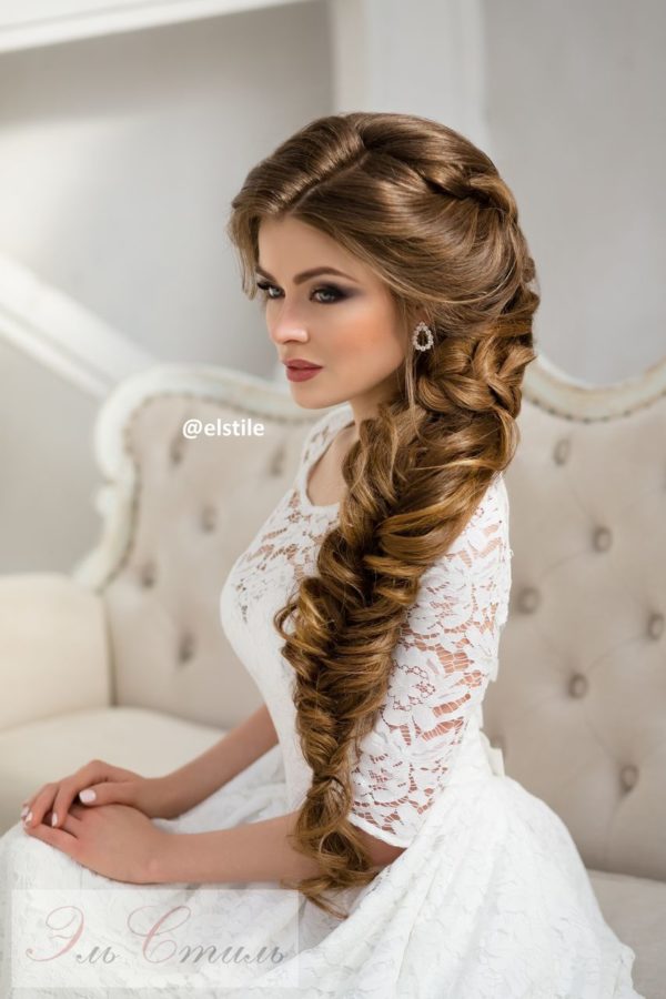 19 Sweet Fascinating and Graceful Ideas for Bridal Hairstyles