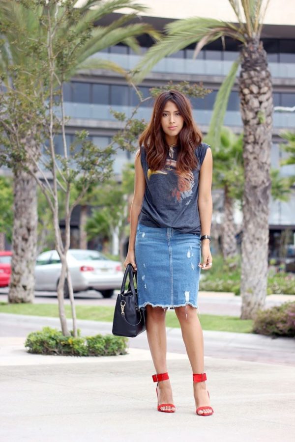 15 APPEALING DENIM DREAM SKIRTS FOR SUMMER 2016