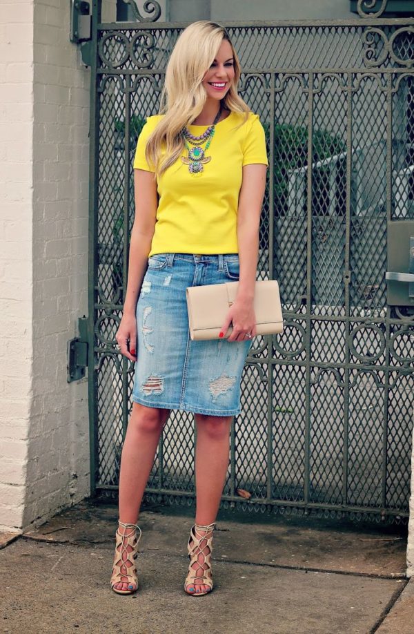 15 APPEALING DENIM DREAM SKIRTS FOR SUMMER 2016