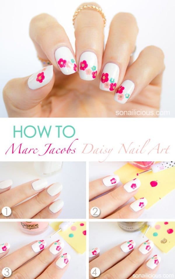 10 Summer Inspired Pretty Nail Art Tutorials and Methods