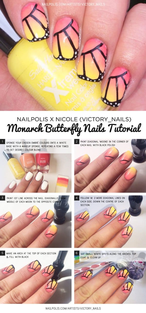 10 Summer Inspired Pretty Nail Art Tutorials and Methods