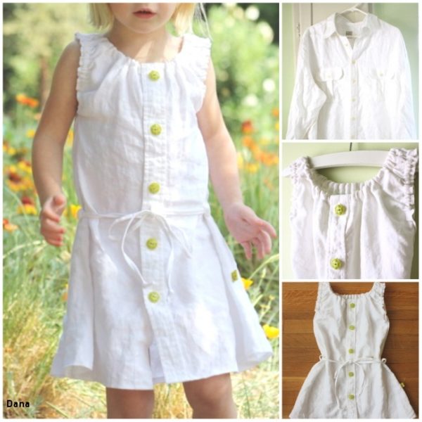 Cute Ways To Alter Old Tee Shirts Into Lovely Dresses For Your Little Girl