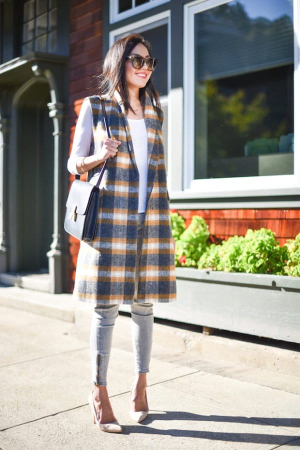 Perfect Time For Long Vest Look. 20 Outfits That Will Turn You Into a Super Chic This Season.