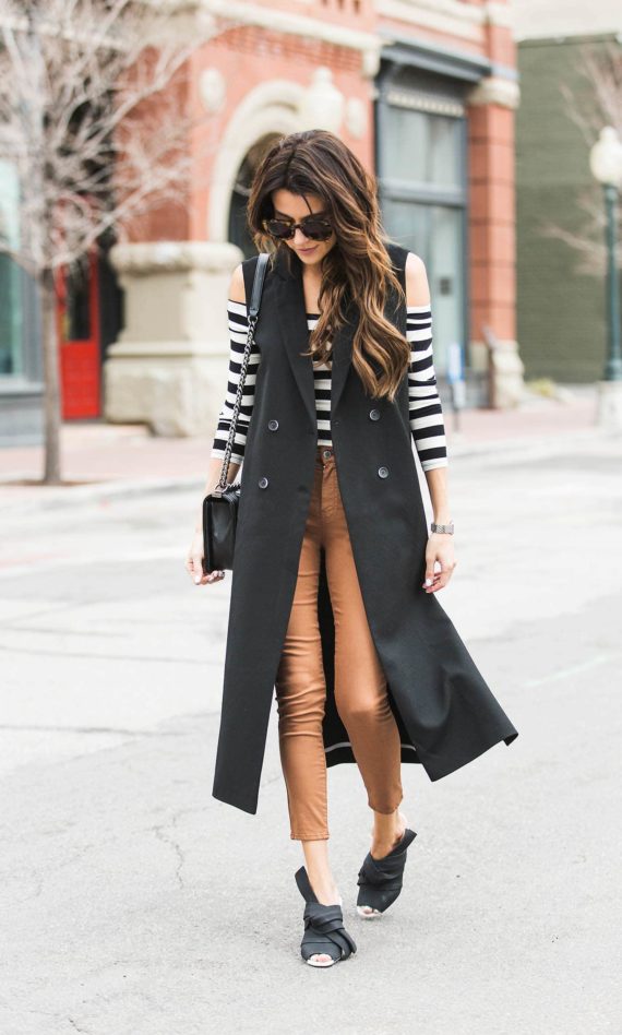 Perfect Time For Long Vest Look. 20 Outfits That Will Turn You Into a ...
