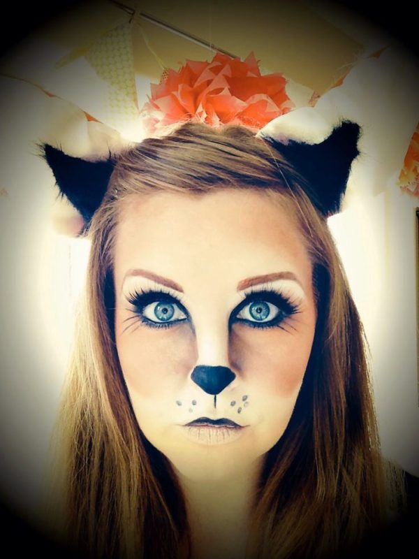 Halloween Transformation:  Cute Fox Makeup Ideas