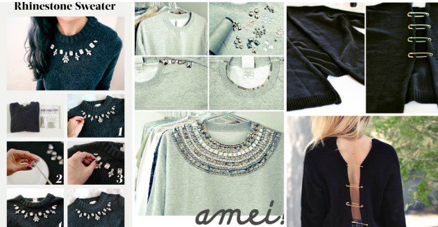 Makeover: Give Life To Your Old Sweaters - ALL FOR FASHION DESIGN