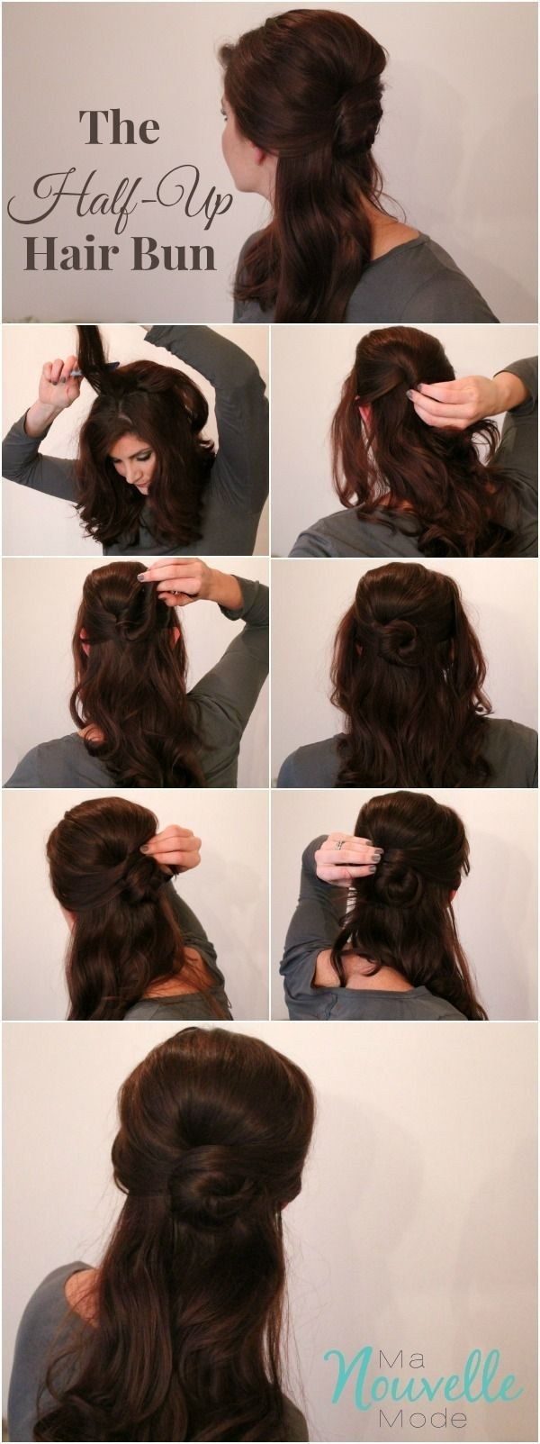 Make The Perfect Half –Up Bun: 10 Ways To Do It