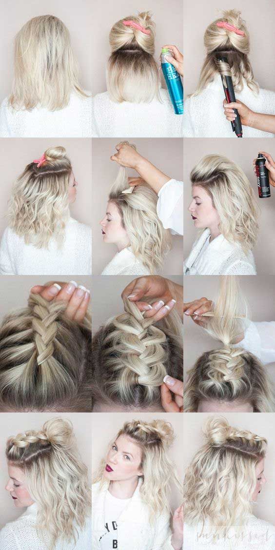 Make The Perfect Half –Up Bun: 10 Ways To Do It