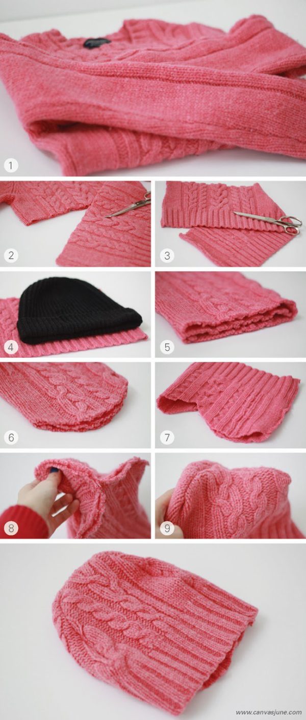 Clothing Hacks: 10 Ways To Use Your Old Sweater