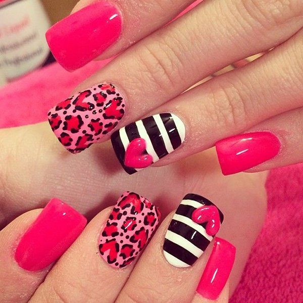 Lovely Nails Art  Ideas For The Valentine’s day