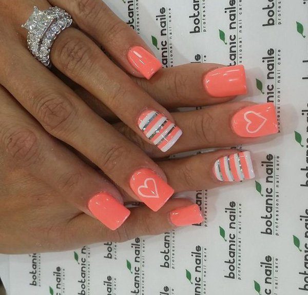 Lovely Nails Art  Ideas For The Valentine’s day