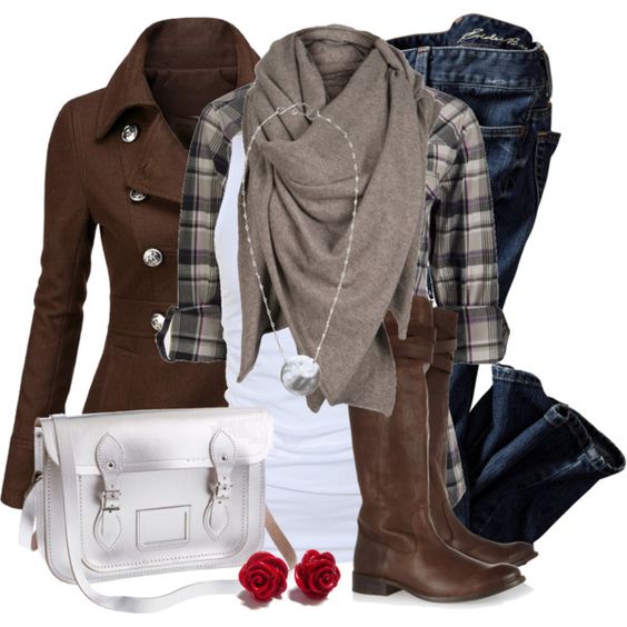 Casual Warm Winter Combinations For Women - ALL FOR FASHION DESIGN