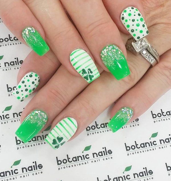 16 Easy Yet Incredibly Cool St. Patricks Day Nails Designs