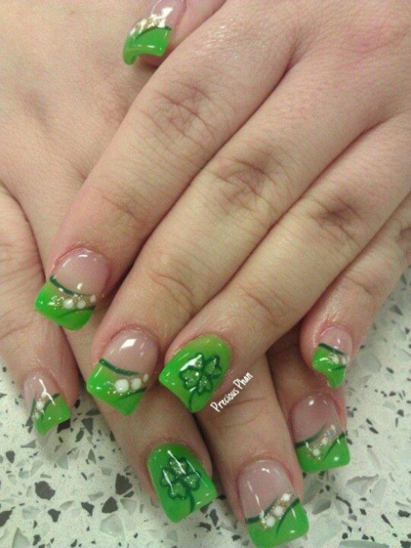 16 Easy Yet Incredibly Cool St. Patricks Day Nails Designs - ALL FOR ...