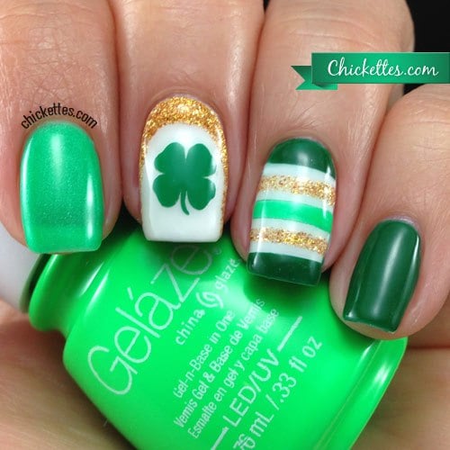 16 Easy Yet Incredibly Cool St. Patricks Day Nails Designs - ALL FOR ...