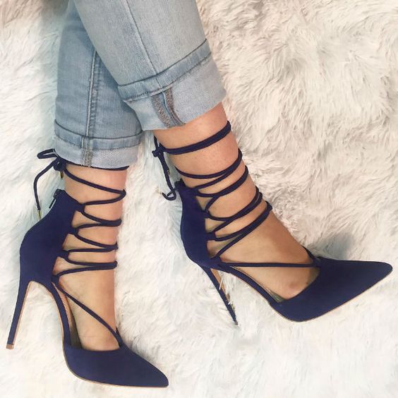 Trend Up And Lace Up! The New Sexy High Heels Trend This Season