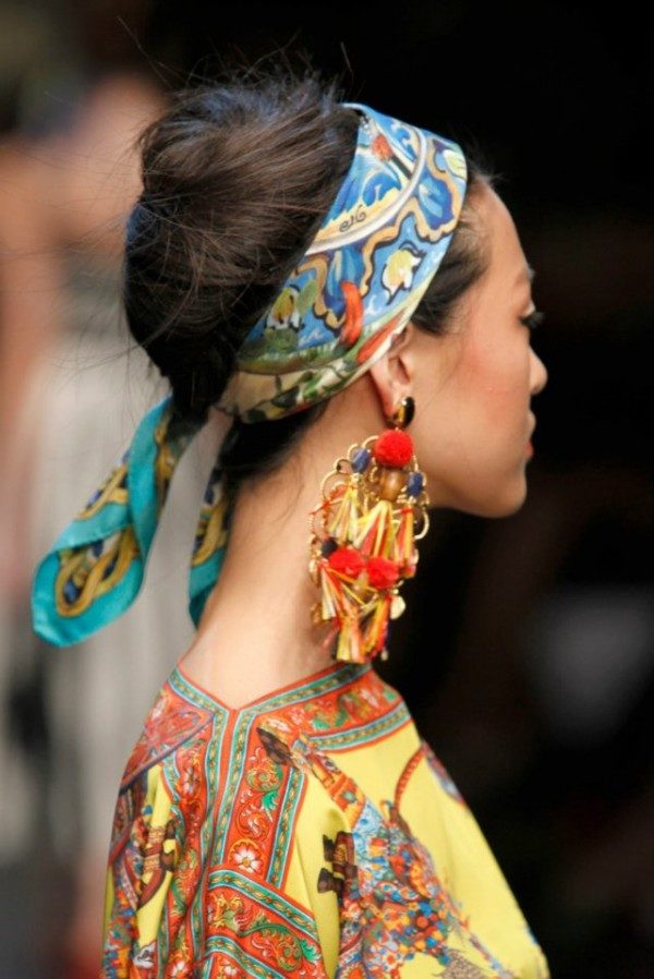 15 Chic Ideas On How You Can Use The Scarf As Your Hair Accessories